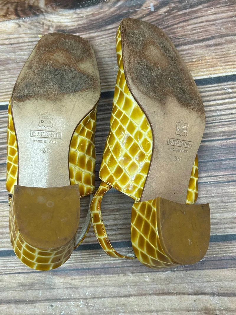 Vintage-Schuhe Slingback Gr. 38
