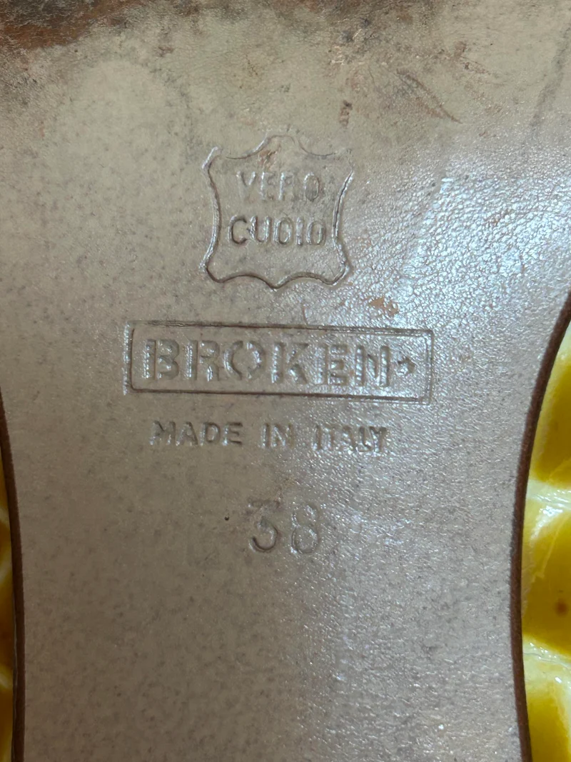 Vintage-Schuhe Slingback Gr. 38