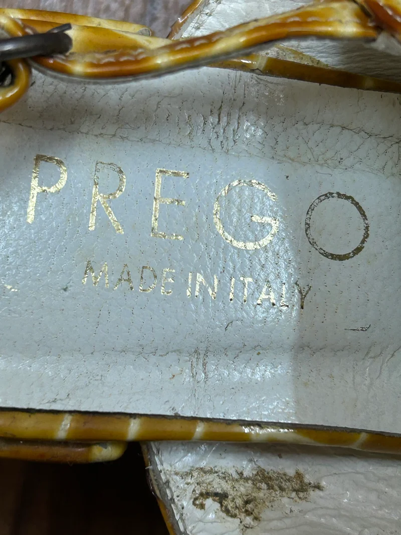 Vintage-Schuhe Slingback Gr. 38