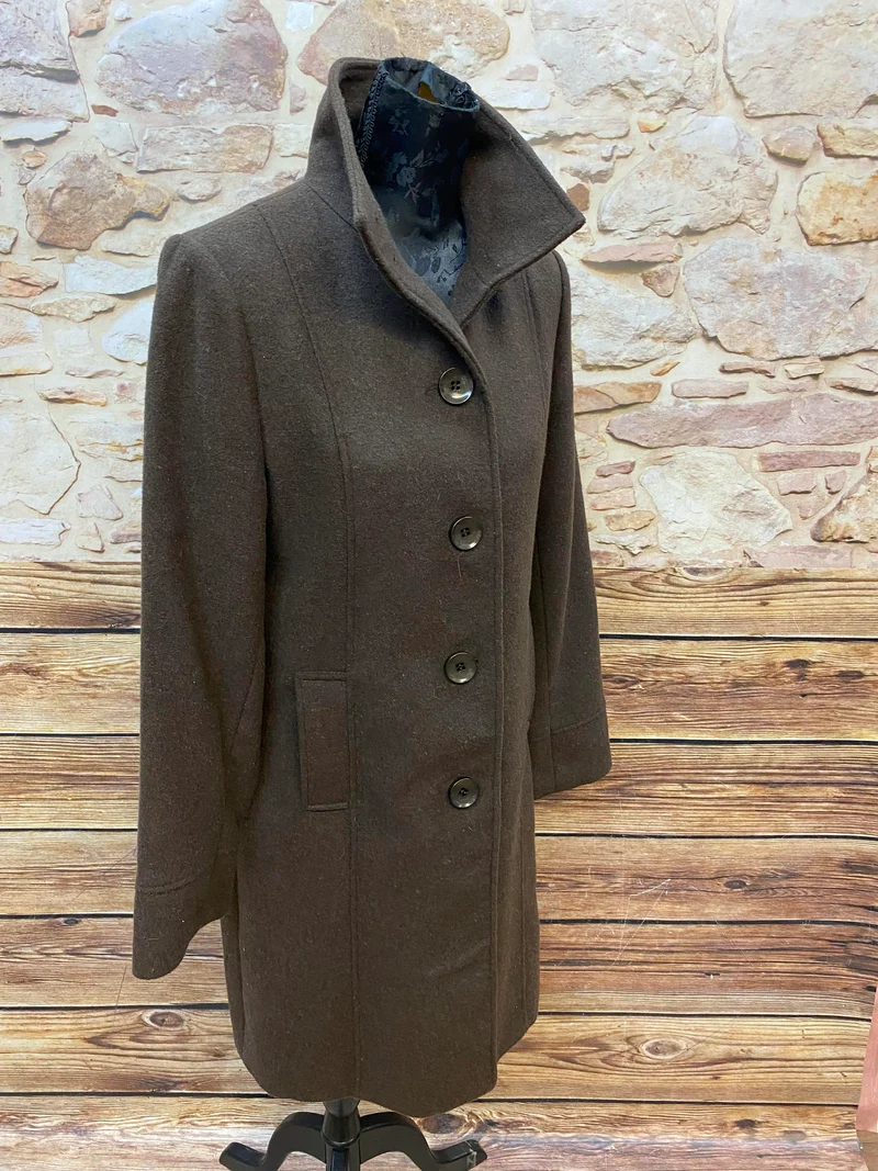 Vintage Damenmantel im britischen 1920er-Jahre-Stil – Größe 38/40