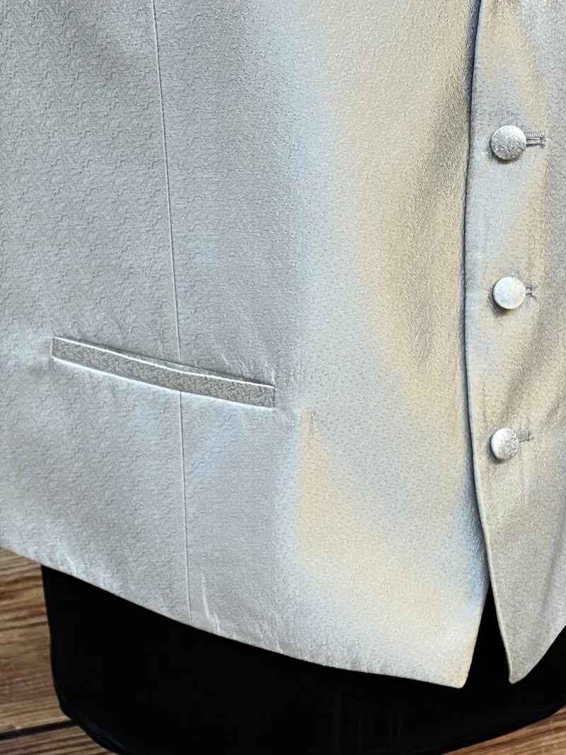 Hochzeitsweste Wilvorst elfenbein Set Plastron Gr. 54 elegant