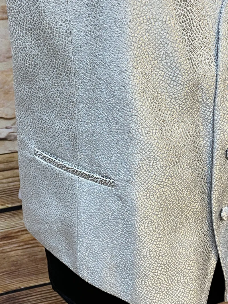 Hochzeitsweste Wilvorst elfenbein 3tlg Set Plastron Gr. 58