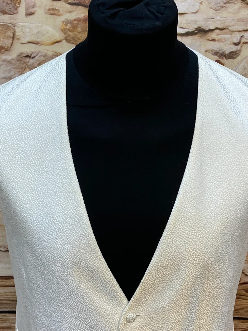 Hochzeitsweste Wilvorst elfenbein Set Gr. 60 elegant
