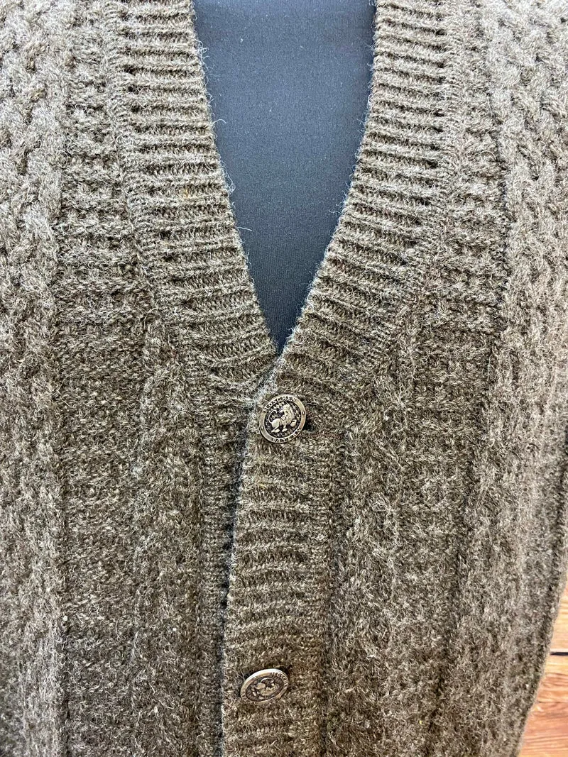 Vintage-Strickweste - Herren - Größe 56