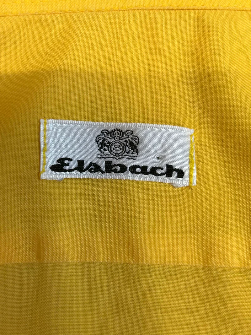 Rüschenhemd Vintage gelb – Gr. 37