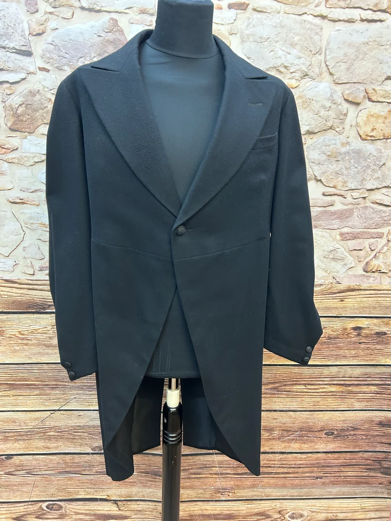 True Vintage Cutaway Herren Schwarz Gr. 94 – 20er Jahre Stil