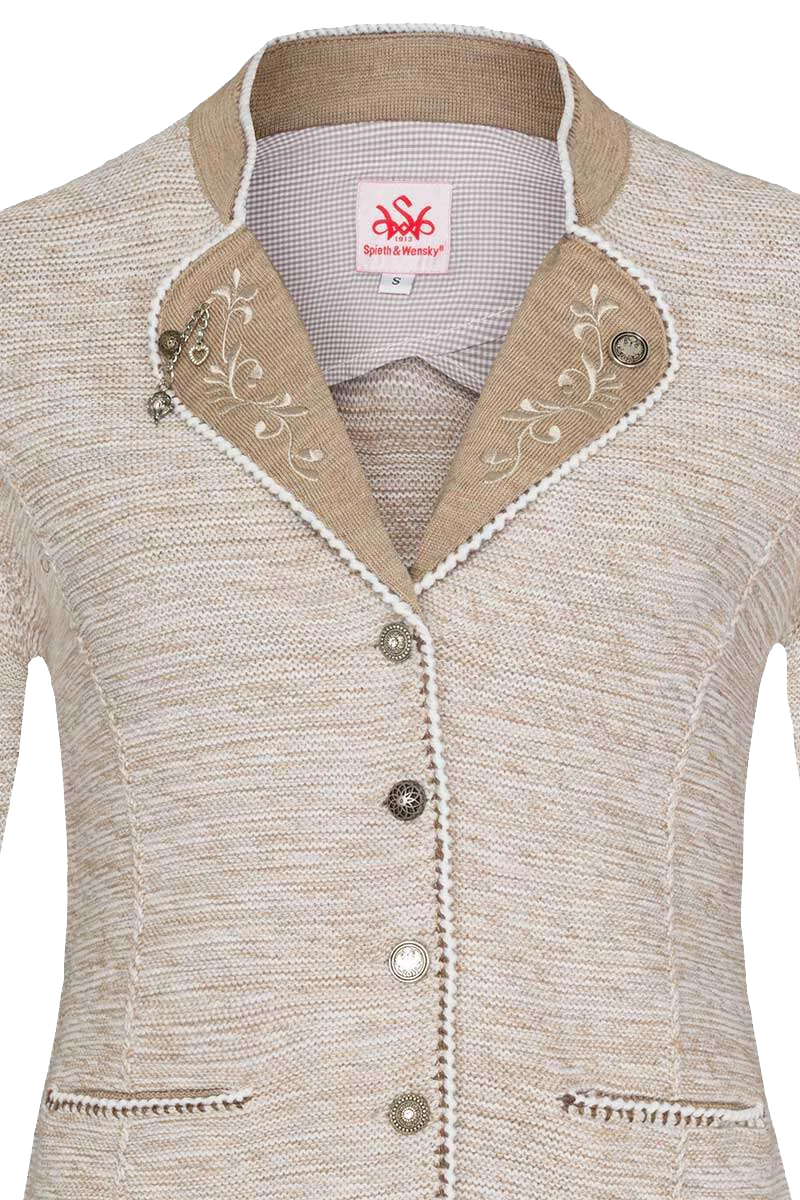 Damen Trachten-Strick-Blazer