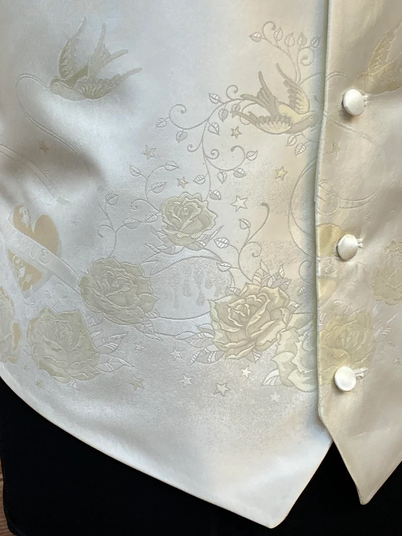 Weste - Herren - Hochzeit - Creme – Gr.52