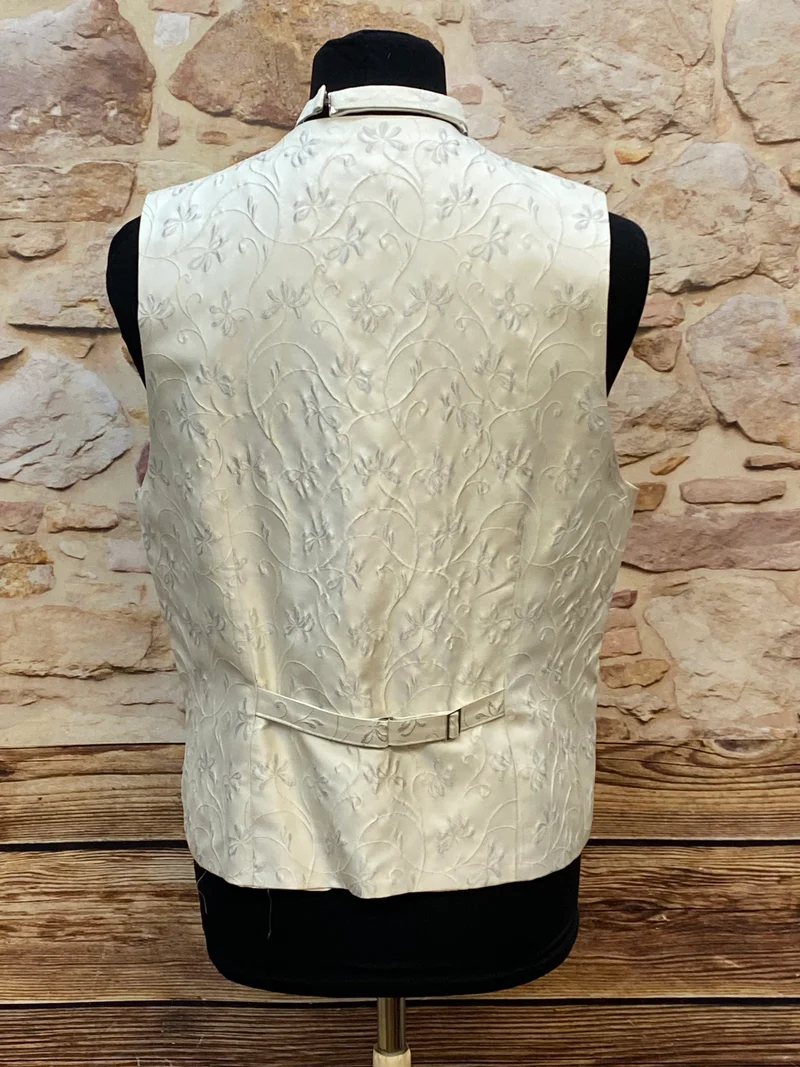 Weste - Hochzeit - Elfenbein - Gr.52 - Masterhand