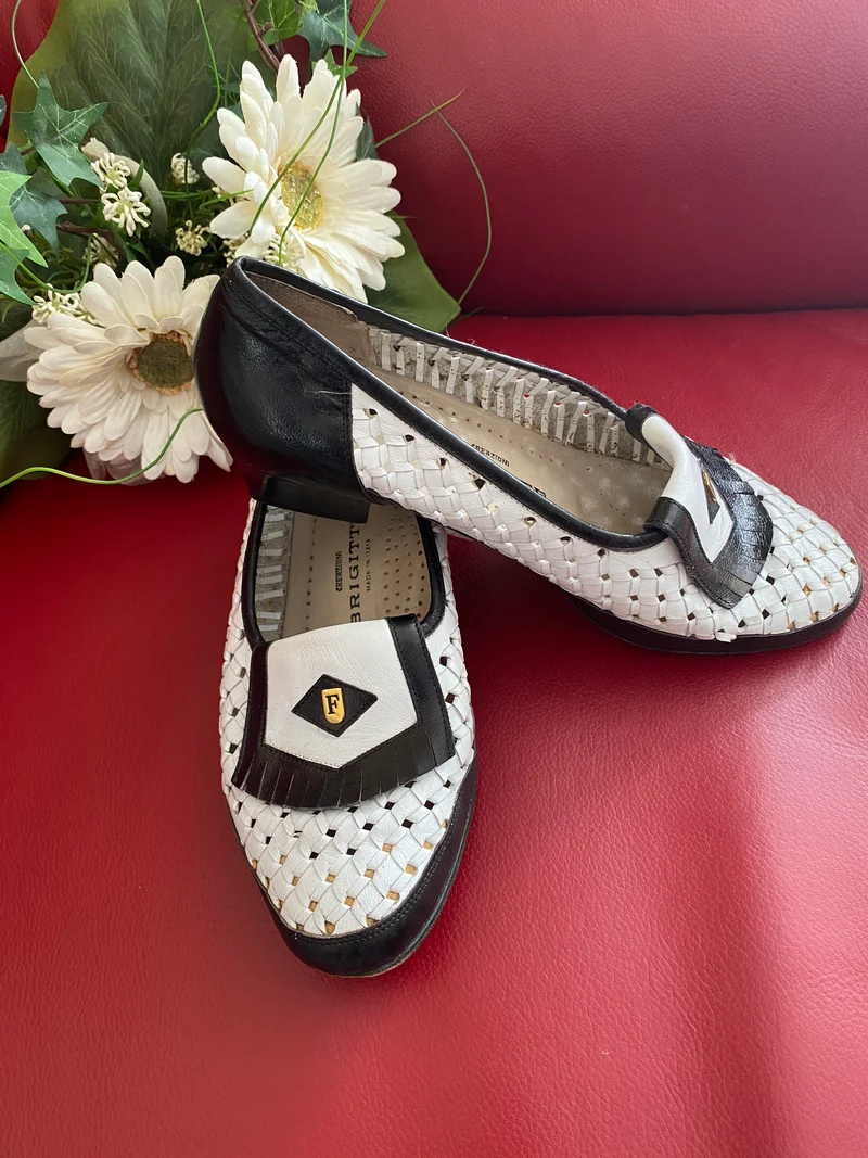 Vintage-Schuhe Loafers - Größe 36