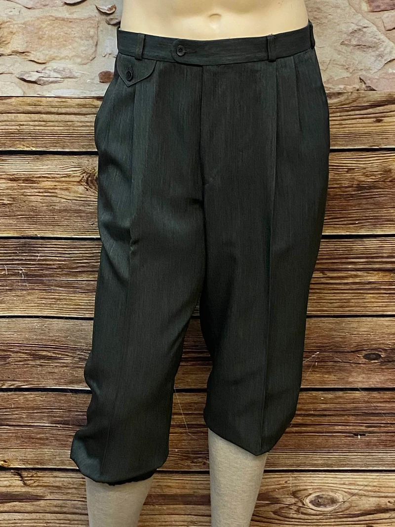 Vintage Knickerbocker Hose - Graugrün - Größe 50