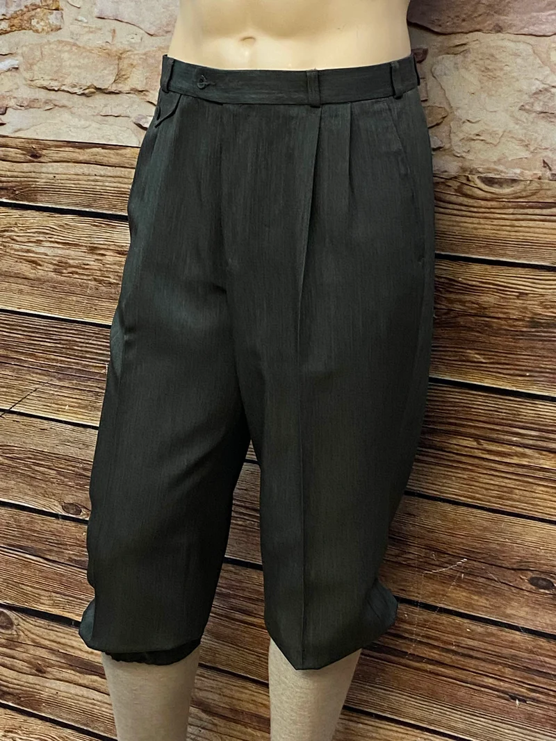 Vintage Knickerbocker Hose - Graugrün - Größe 50