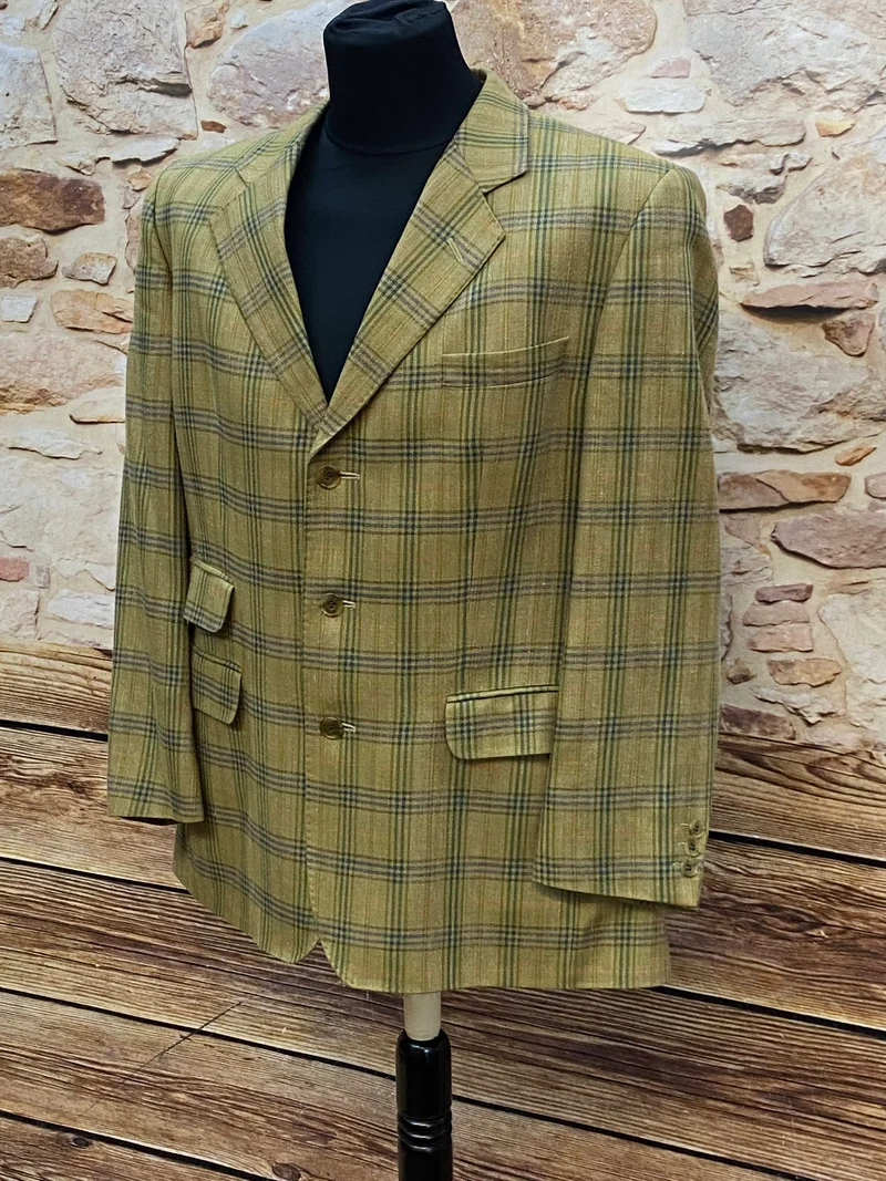 Vintage Sakko – Klassisch Britischer Stil in Erdfarben