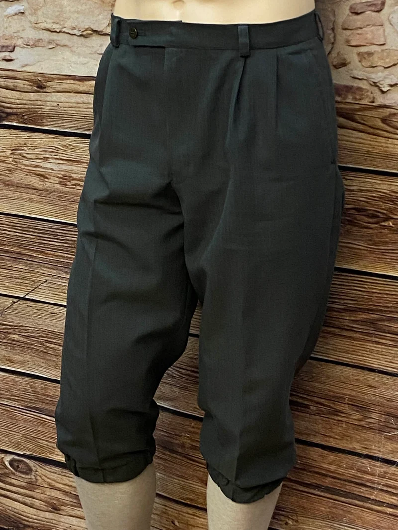 Knickerbocker Hose, britischer 1920er-Jahre-Stil - Tiefgrün - Größe 56