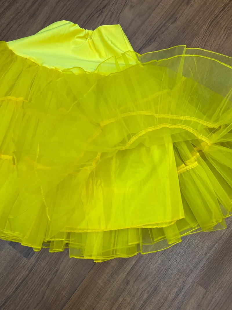 Leuchtend Gelber Petticoat