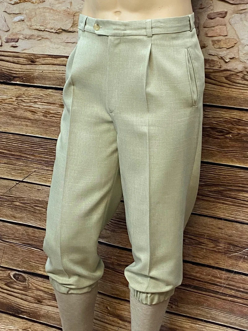 Hellgrüne Vintage Knickerbocker Hose Herren Gr. 50 – 20er Stil