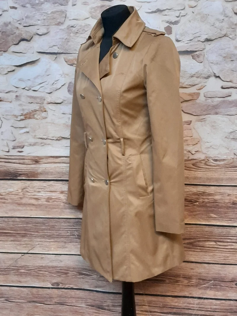 Trenchcoat Marke Flame Gr.34 in beige