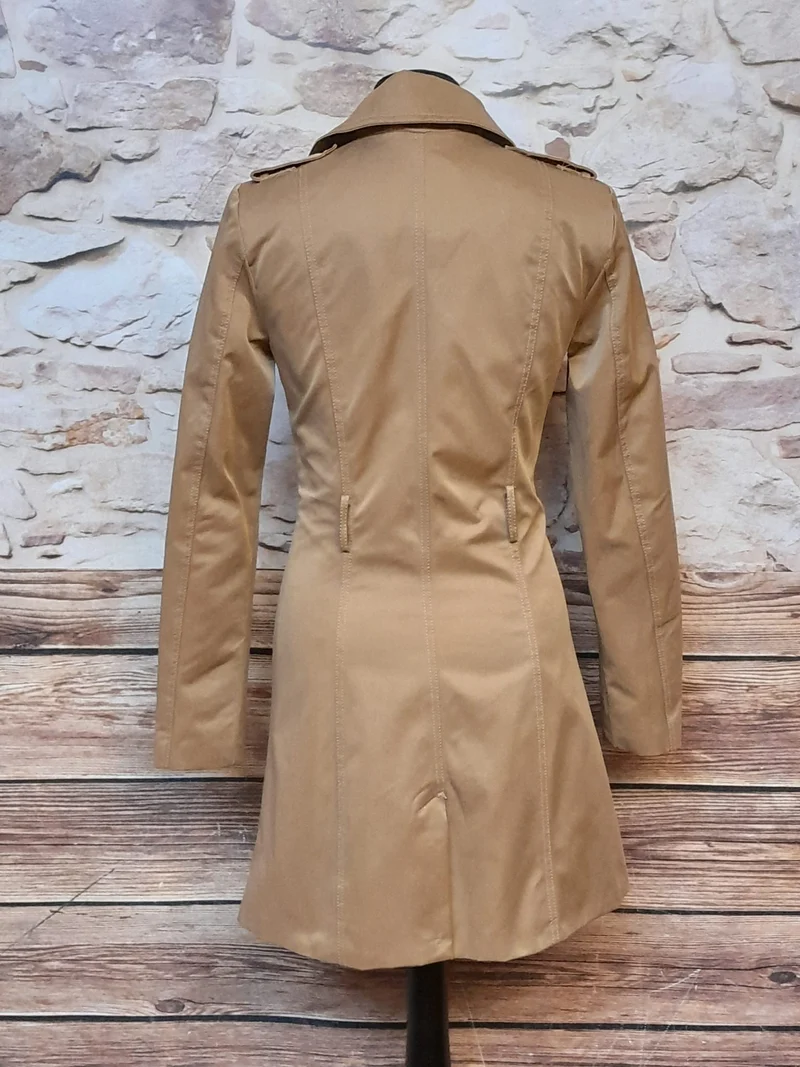 Trenchcoat Marke Flame Gr.34 in beige