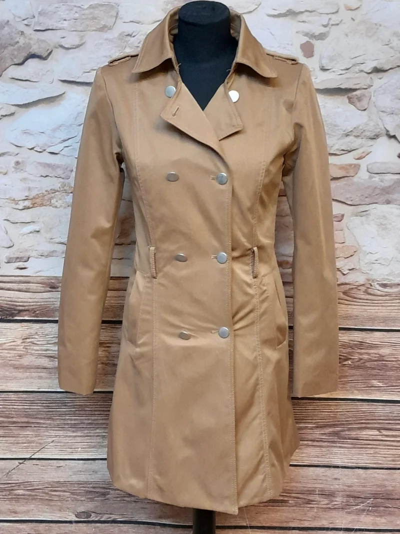 Trenchcoat Marke Flame Gr.34 in beige