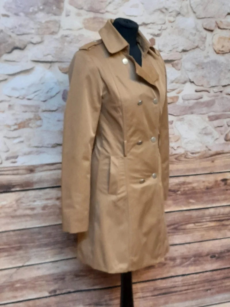 Trenchcoat Marke Flame Gr.34 in beige
