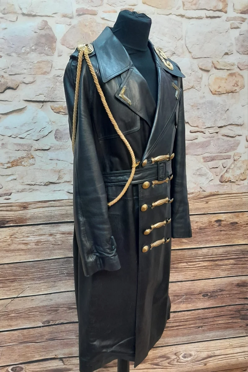 Steampunk Ledermantel – Größe 54