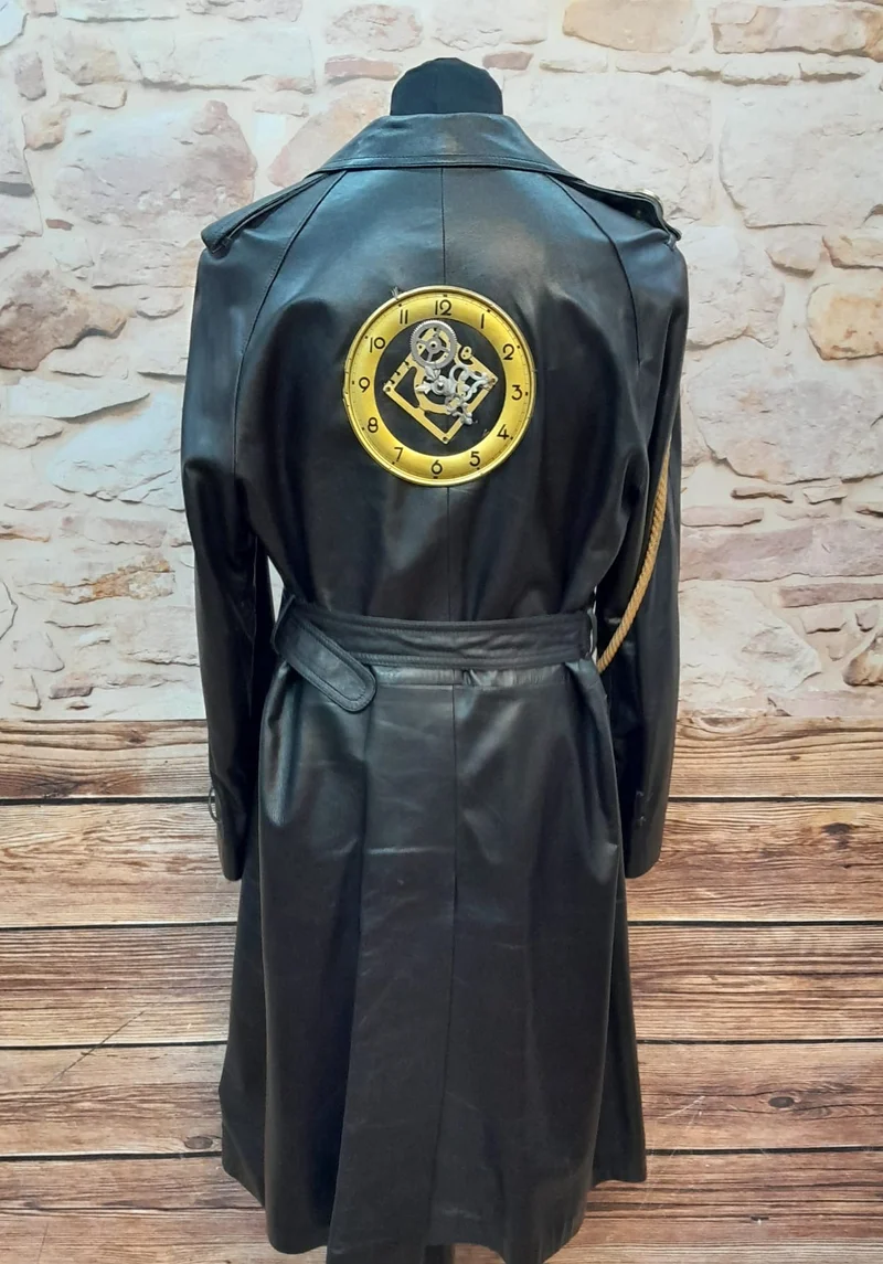 Steampunk Ledermantel – Größe 54