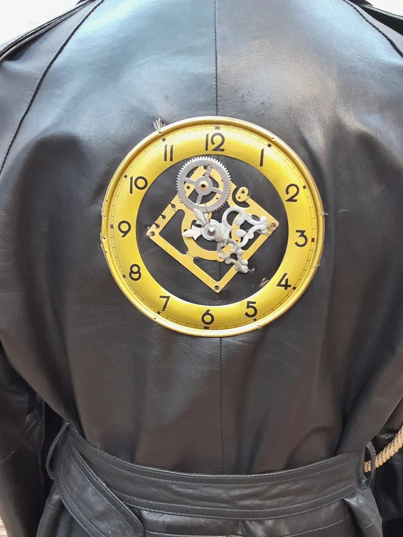 Steampunk Ledermantel – Größe 54
