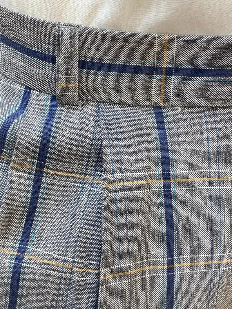 20er Jahre Knickerbocker Outfit Gr. 48 mit Karo-Hose
