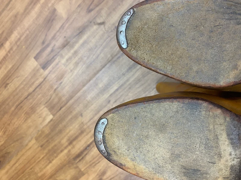 Lederstiefel Vintage Braun Gr.43