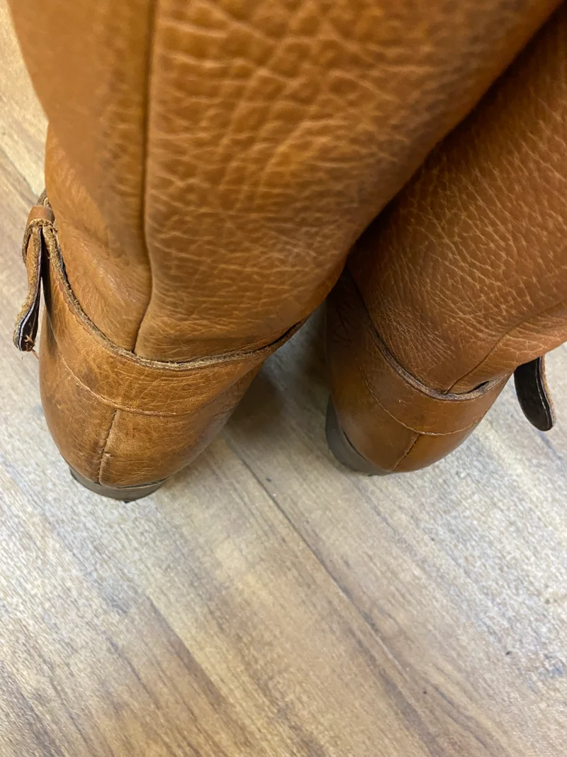 Vintage Lederstiefel Braun Gr.39