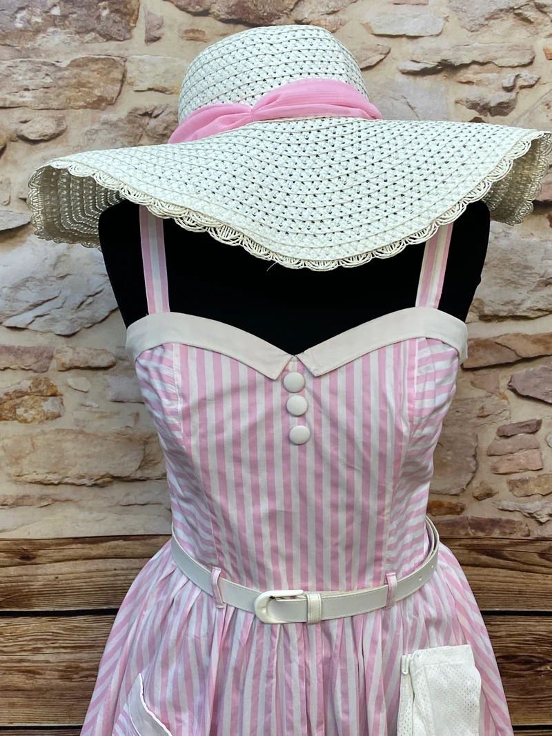50er Jahre Kleid 4-teilig – Größe 38