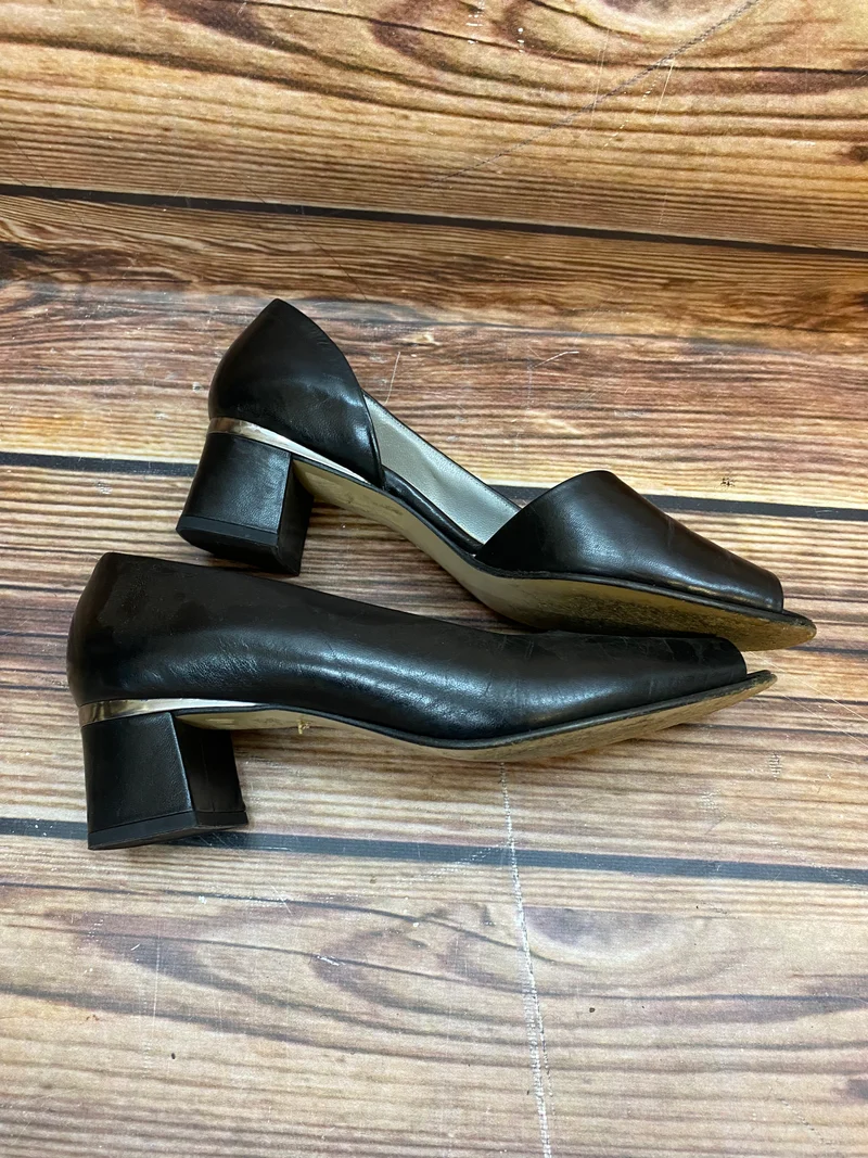 Vintage-Schuhe schwarz Gr.39