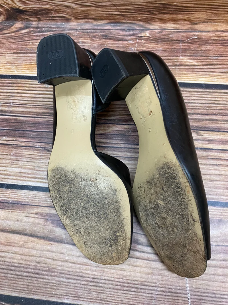 Vintage-Schuhe schwarz Gr.39