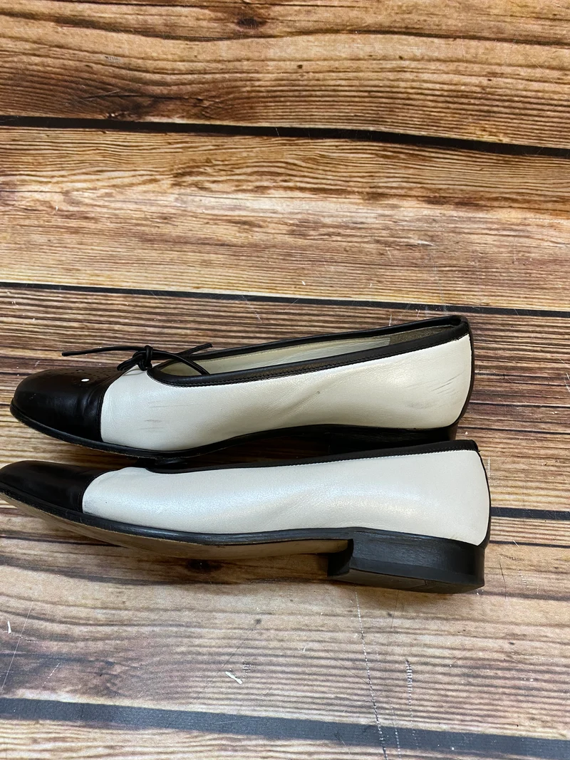 Vintage-Schuhe Ballerinas Fantasy – Größe 39,5