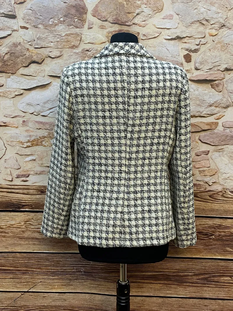 La Croisette Tweed-Jacke, Made in Italy Gr.M