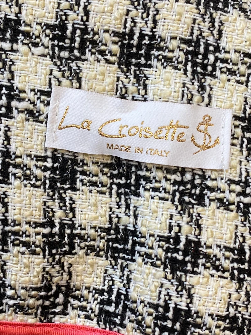 La Croisette Tweed-Jacke, Made in Italy Gr.M