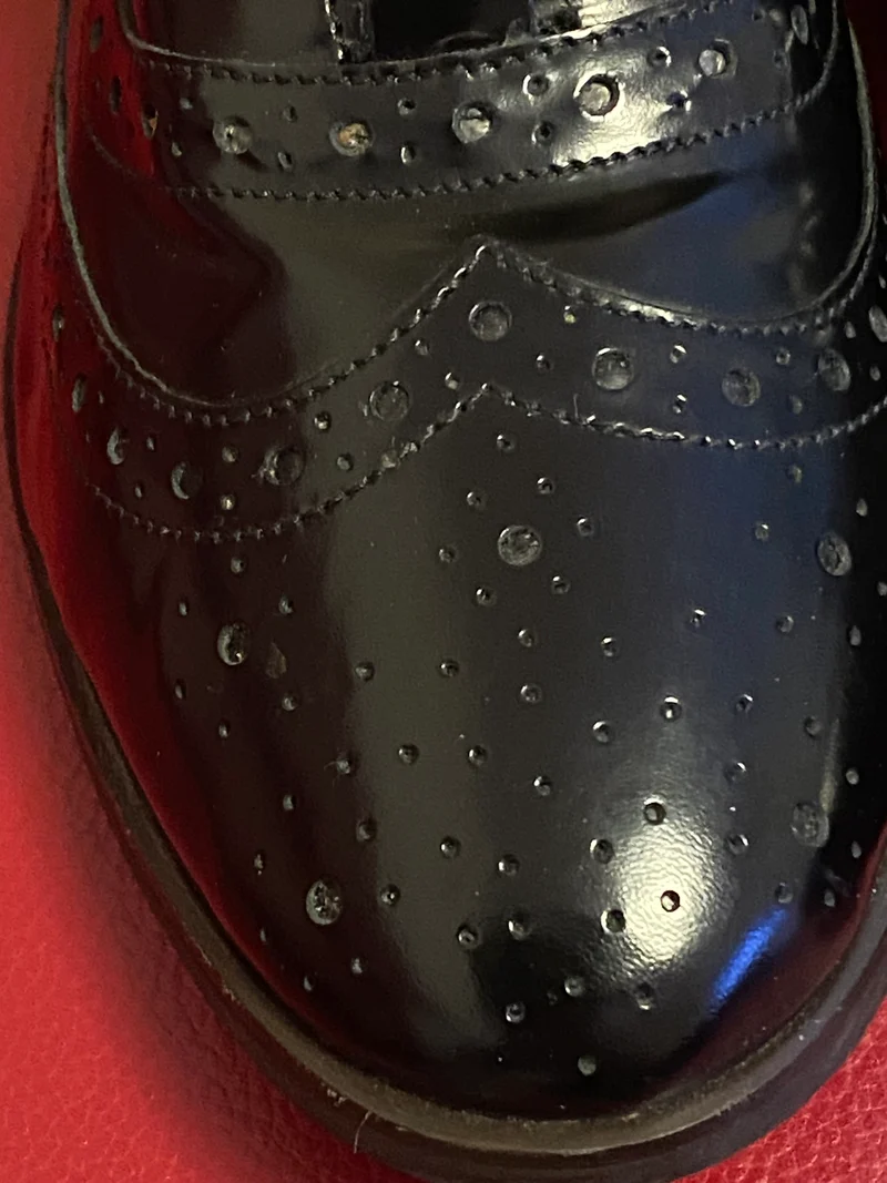 Vintage-Schuhe Lackschuhe Gr.40 in schwarz