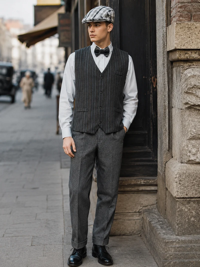 20er Jahre Herren Outfit Gr. 54 im britischen 1920er-Jahre-Stil