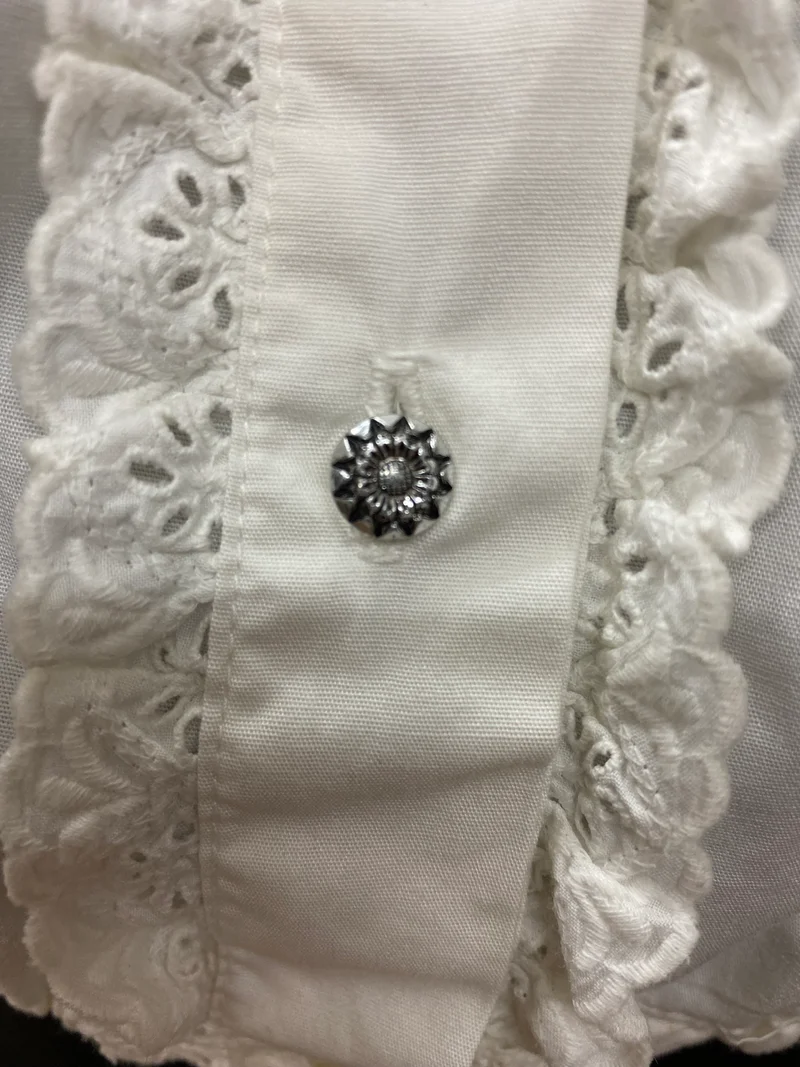 Vintage Dirndlbluse - Gr.46