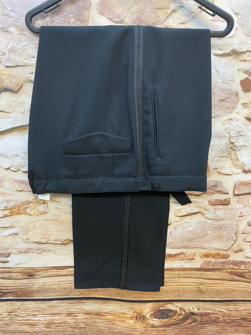 True Vintage Smokinghose Herren Gr. 54 – Bund 100 cm