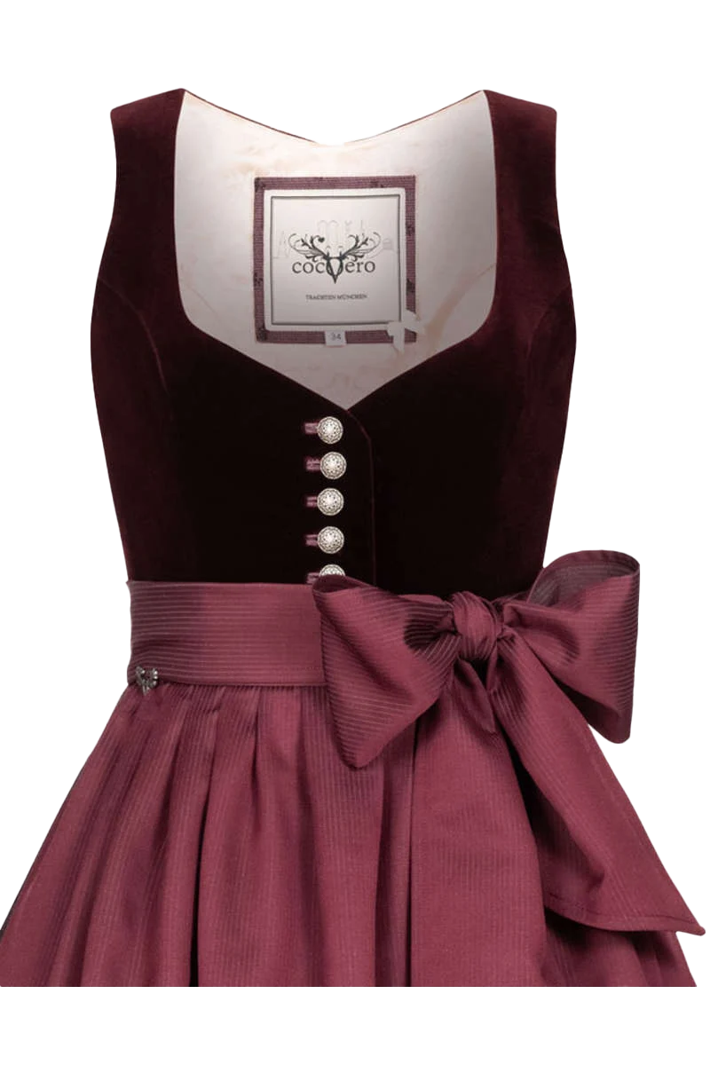 Samt Dirndl midi