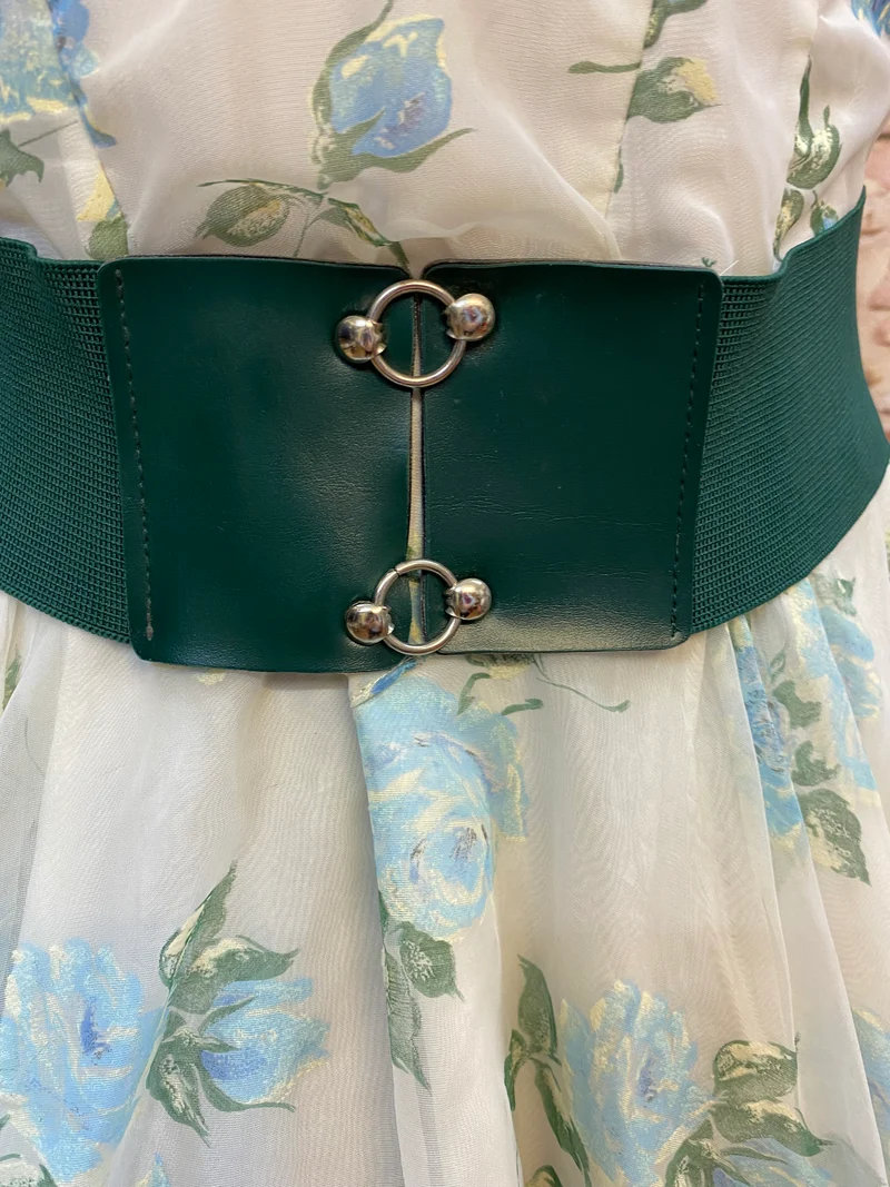 True Vintage Petticoatkleid Blau-Grün Gr. 36 – 50er Jahre