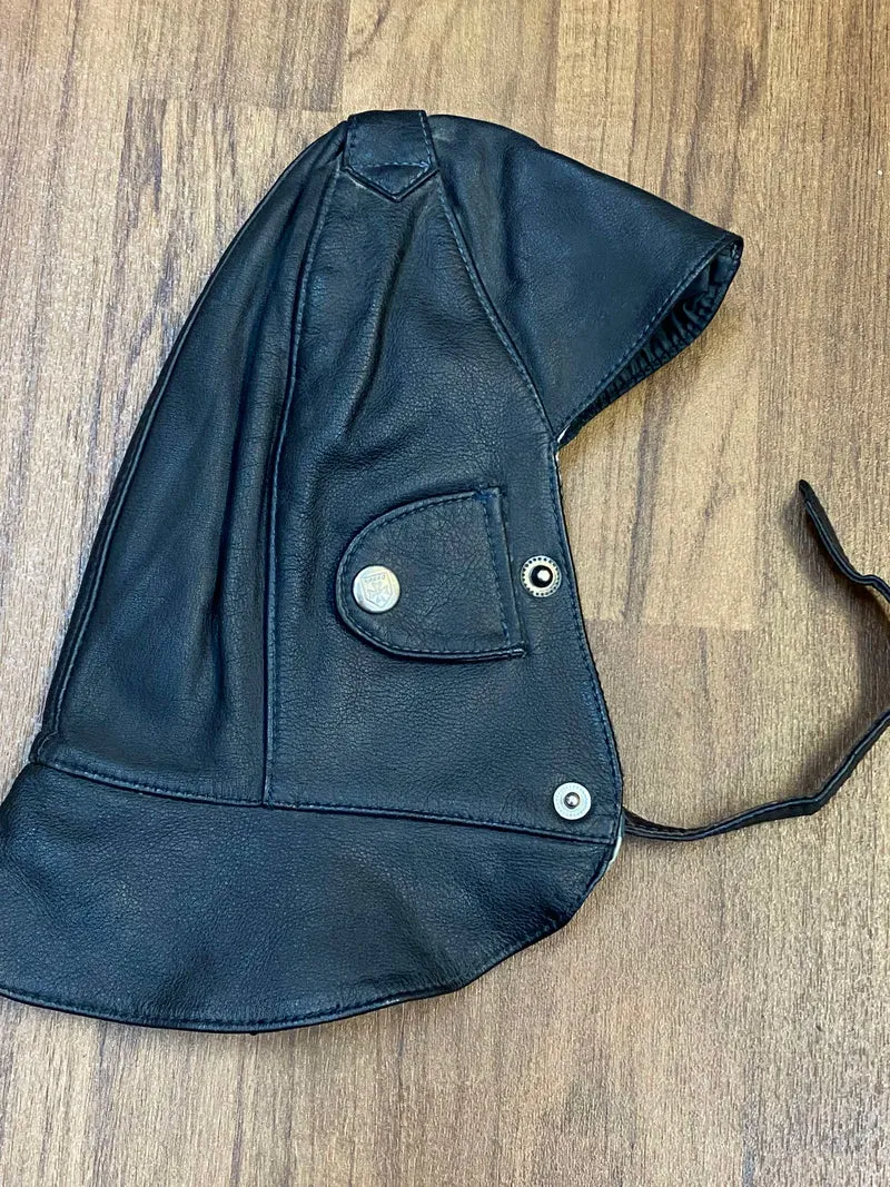 Antike Cabriohaube Herren Schwarz Gr. 56 – 20er Jahre Stil