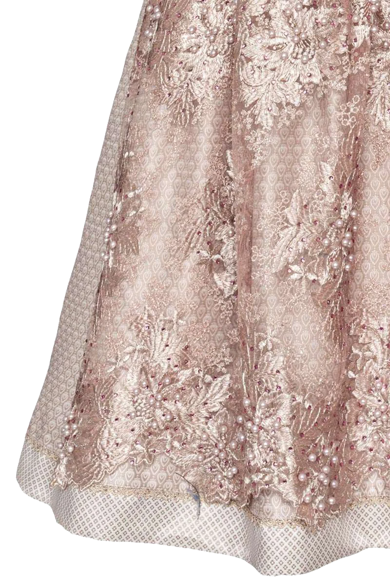Mini Dirndl mit bestickter Schürze