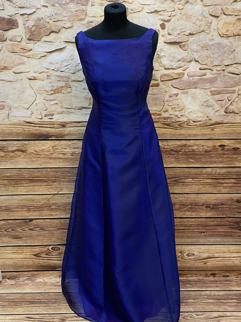 Abendkleid Vintage Gr.38 Königsblau, Unterwassershooting