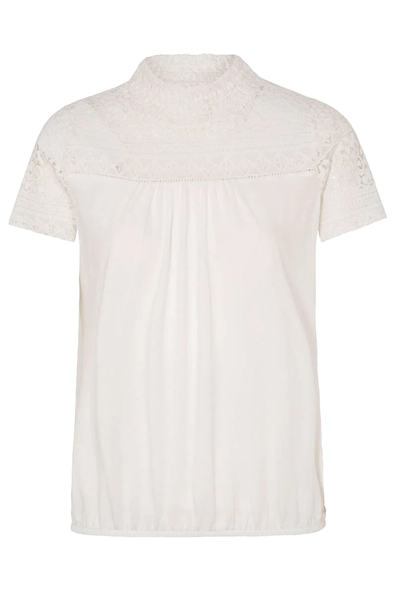 Trachten-T-Shirt mit Spitze