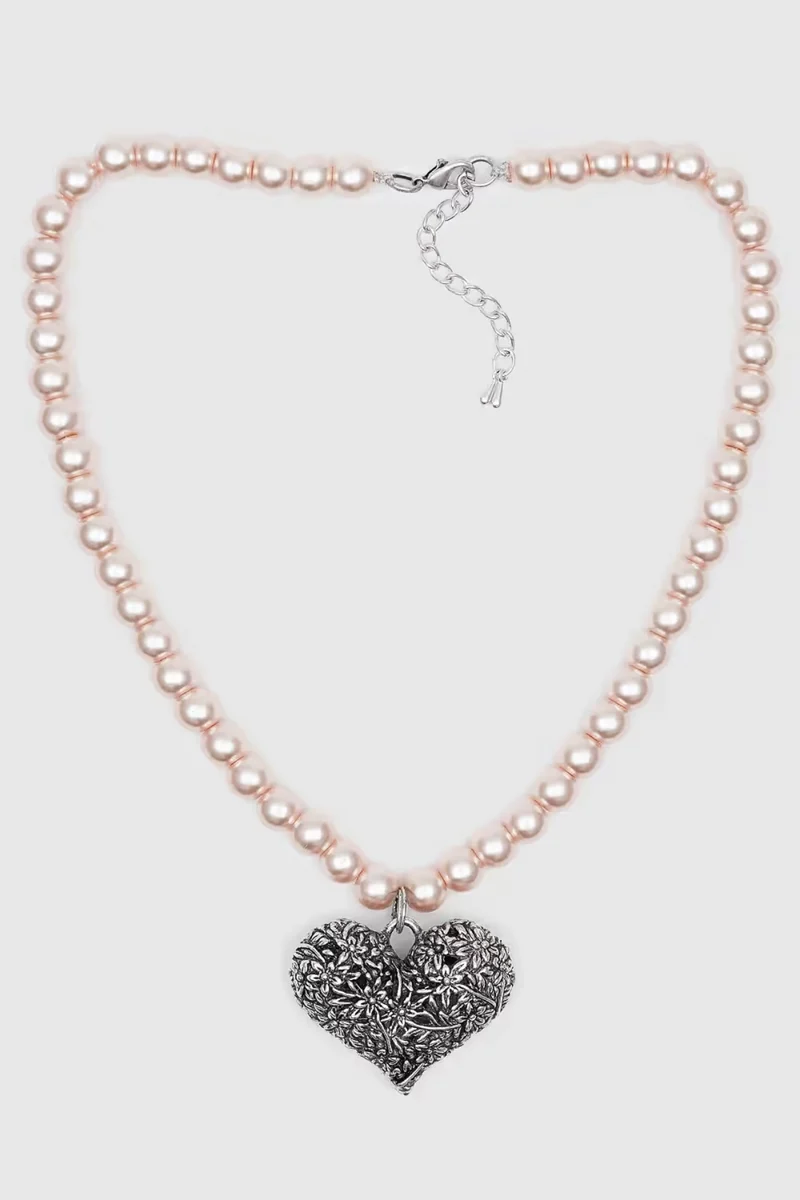 Trachtenkette PERLA - Krüger Accessoires - 001400-000 - Herz