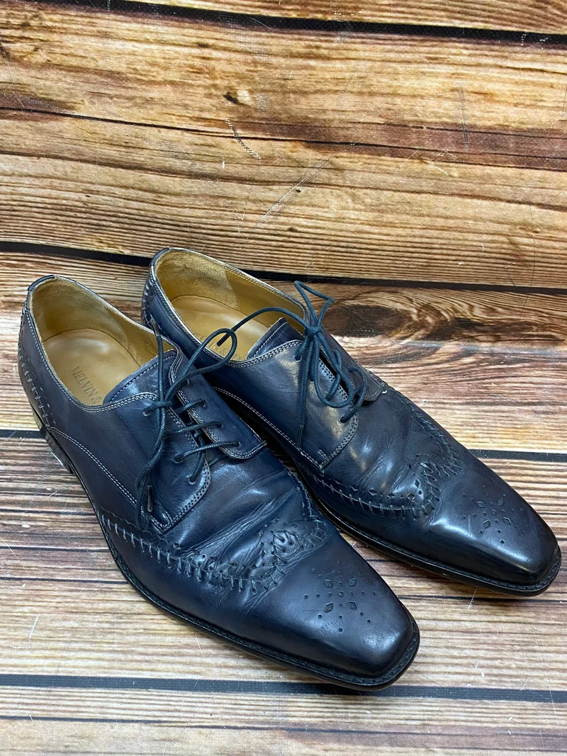 Melvin & Hamilton Vintage Schuhe Herren Gr.44 dunkelblau