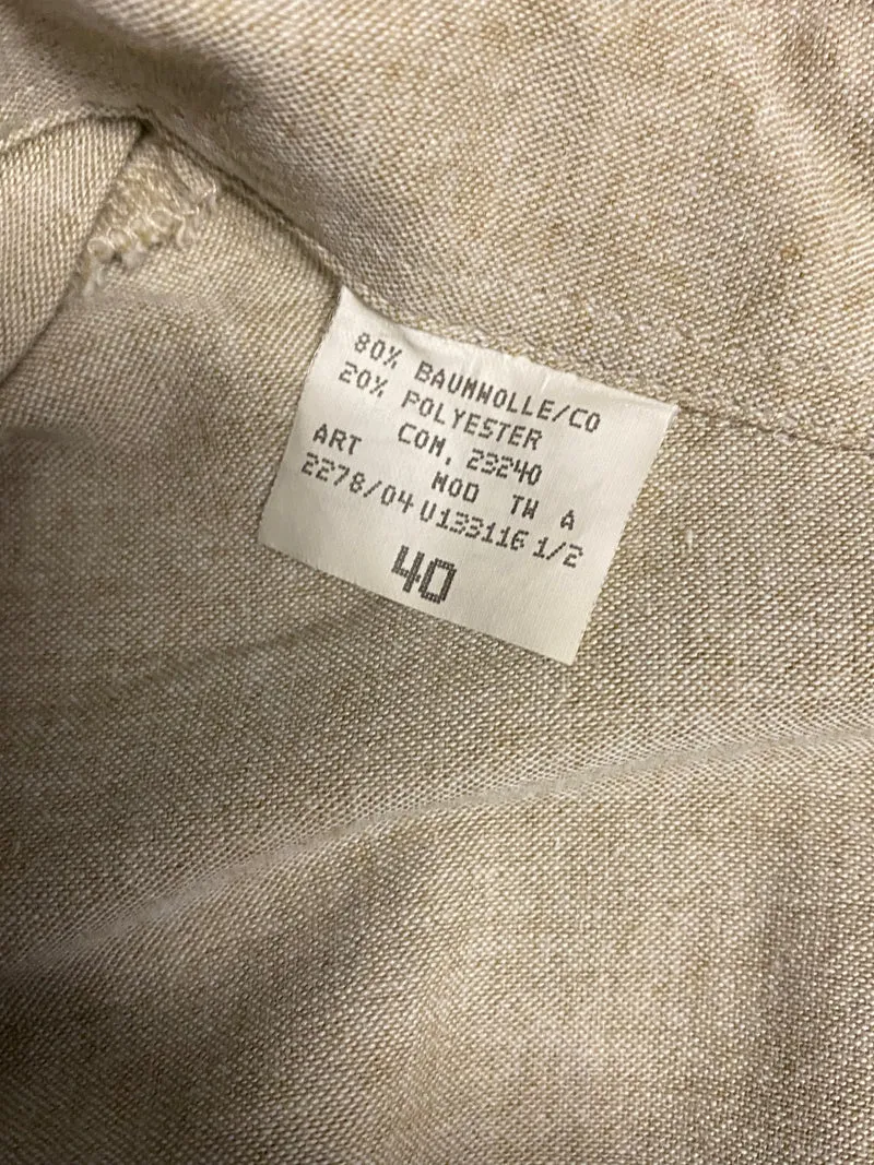 Trachtenhemd – Gr.40 – Landhaus Stil – Beige