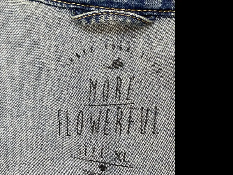 Vintage Jeansjacke Damen XL – kurze Denim Jacke im Used Look